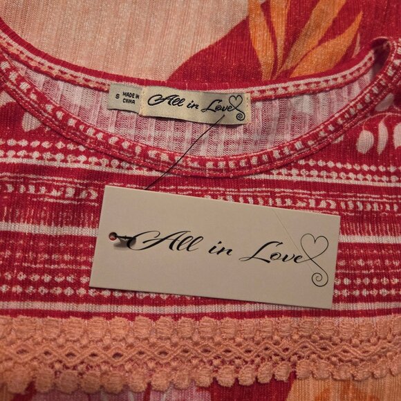All in Love multicolor sleeveless top size small - Picture 5 of 5